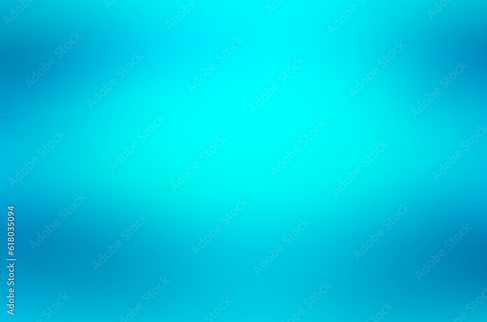Poster Abstract blue cyan gradient abstract background. elegant bright and smooth light soft blue color illustration backdrop for graphic website design template and wallpaper
