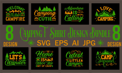 Best camping Svg bundle , Camping T Shirt Bundle