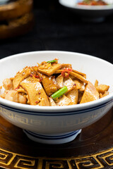 Home cooking in Hunan, China, special Chinese food, indoor shot, close-up, Hunan food