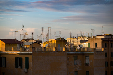 Fototapeta na wymiar Les toits de Rome