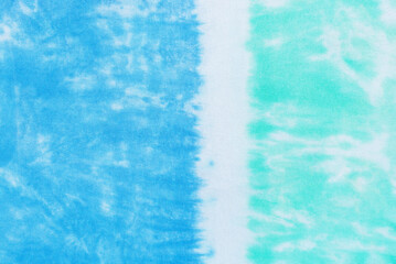 blue and green pastel tie dye pattern dip dyed technique abstract background