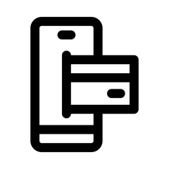 mobile payment icon for your website, mobile, presentation, and logo design.