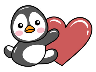 Penguin Cartoon Cute Animal Illustration