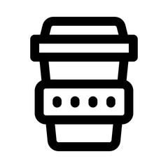 paper cup icon for your website, mobile, presentation, and logo design.