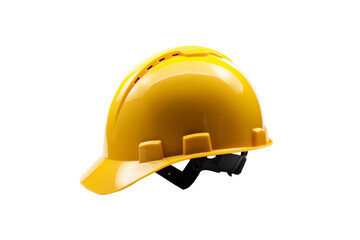 Fototapeta premium 3D rendered yellow hard hat sefety equipments
