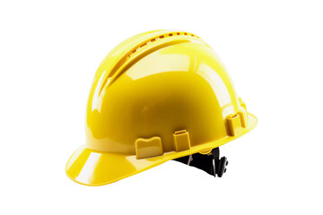 3D rendered yellow helmet for safety perpose