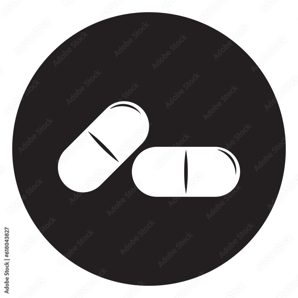 Poster medicine icon vector