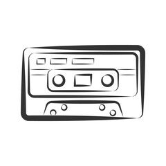 Icon music cassette