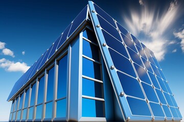 Solar panels. Green energy. 