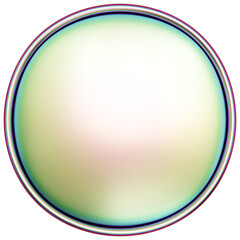 abstract 3D render of colorful bubbles.