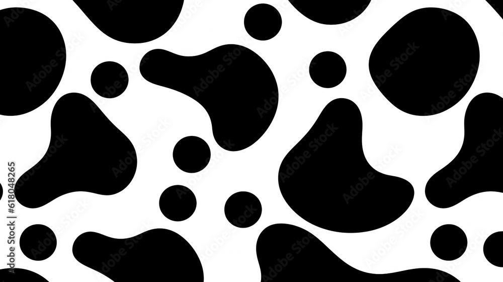 Poster black and white organic patterns. random but orderly arrangement. minimalistic and simple.