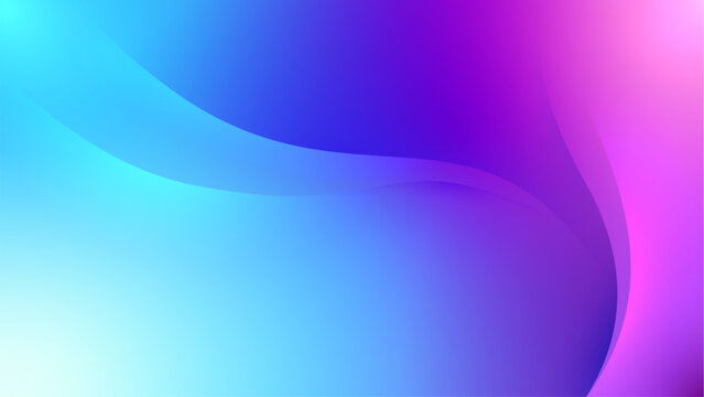 soft wavy background in blue and purple colors