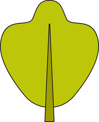 tropical leaf illustration