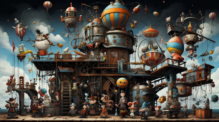 Dreams Factory: Whimsical Contraptions and Imaginative Wonders