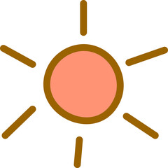doodle sun illustration