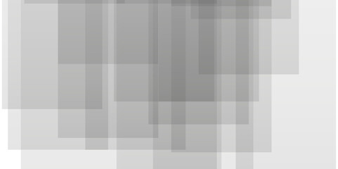 Abstract minimal geometric white and gray light background design. white transparent material in triangle diamond and squares shapes in random geometric pattern