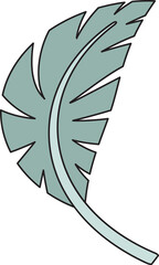 tropical leaf illustration