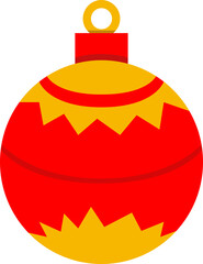 decorative Christmas ball illustration