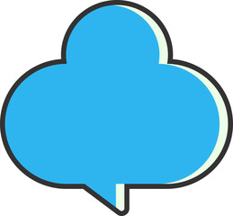 comic speech bubble illustration