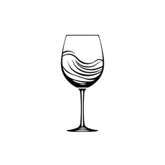 Wine bottle illustration for your design: logo, poster