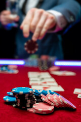 High stakes Poker game