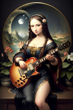 Mona Lisa guitar rock music 