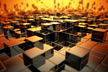 3D Abstract Business Background