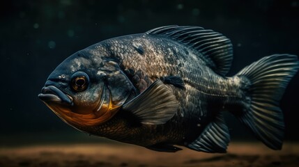 Fototapeta premium Piranha fishes in a natural environment