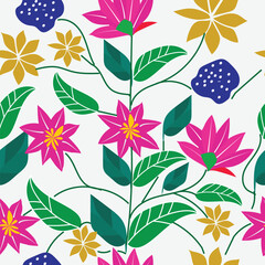 Eye catching Seamless pattern design for printing