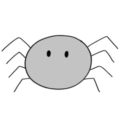 Spider icon. Halloween day. Colorful