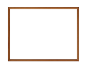 茶色の木製フレーム