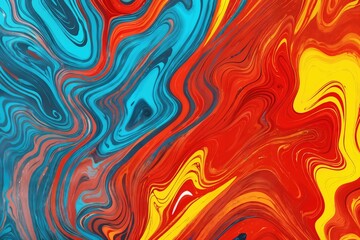 Liquid paints stains, fluid art abstract background. Ai generative
