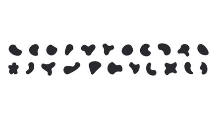 Abstract blotch shape. backgrounds. Texture in trendy retro psychedelic style. 