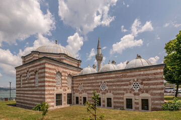Cloudy day at the Semsi Ahmet Pasha Mosque aka turkish: Kuşkonmaz Mosque