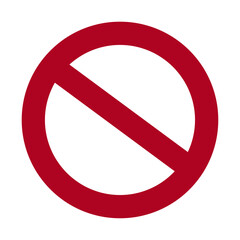 do not enter sign vector illustration icon