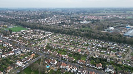 Fototapeta premium View of Canterbury from above