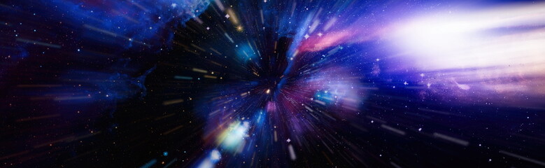 Galaxy and light. Planets, stars and galaxies in outer space showing the beauty of space exploration. The elements of this image furnished by NASA. © Maximusdn