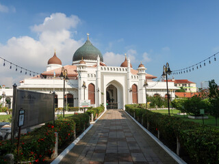 Penang, Malaysia - May 21, 2016: Kapitan Keling Mosque in Penang, Malaysia.