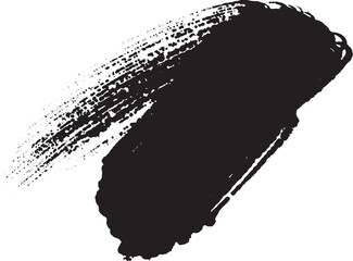 筆で描いたような流れる墨汁のイメージ　和を演出する滑らかな曲線バナー背景