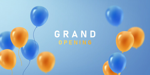 design your opening card with business banner template vector illustration