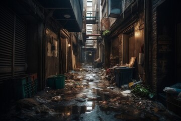 Urban Decay: Overflowing Trash
