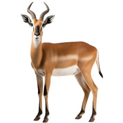 Fototapeta premium Antelope on transparent png background