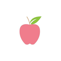Apple logo icon vector illustration design template