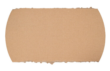 Cardboard Pieces Textured Background with Copy Space, Brown ripped Kraft Paper Wallpaper