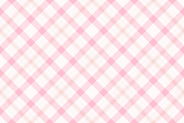 Tartan pattern plaid of fabric textile texture with a seamless vector check background.
