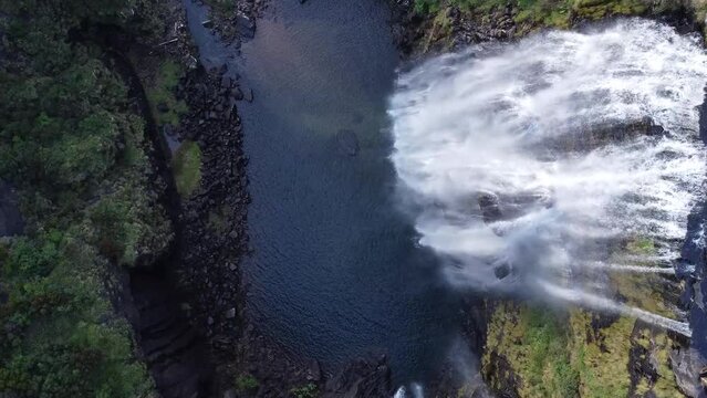Waterfall birds eye view - Lisbon Falls - South Africa