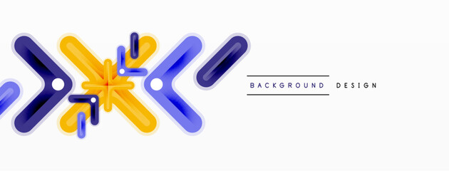 Minimal geometric background cross line. Design for wallpaper, banner, background, landing page, wall art, invitation, prints, posters