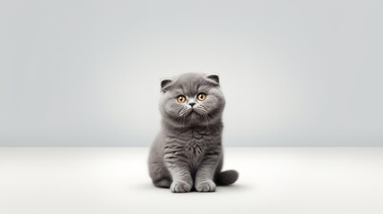 Perfect Posing: Whiskered Cuteness of Scottish Fold Cats