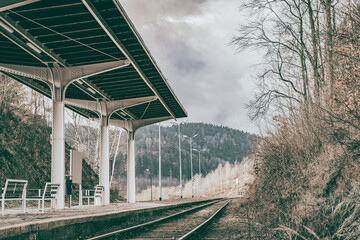 Dworzec w górach
