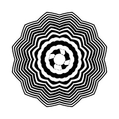 Circular pattern in form of mandala for Henna, tattoo, decoration. Decorative ornament in ethnic oriental style. Coloring book page.Mandalas for coloring book. Decorative round ornaments. mandala.